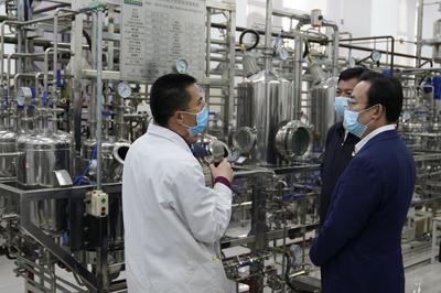 市委常委、教育工委書記夏林茂一行蒞臨我校調研指導生物技術開發服務工作